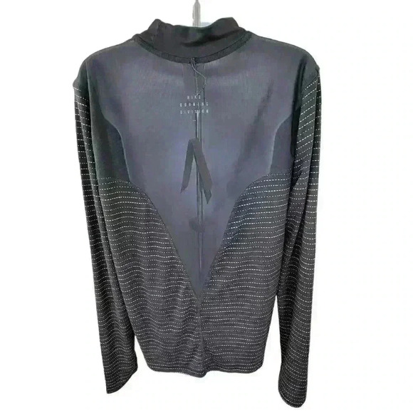 Nike Dri-FIT Running Top Women's Size Large Run Division Black Long-Sleeve - Picture 3 of 12